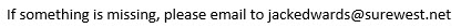 email link for additions to the website calendar