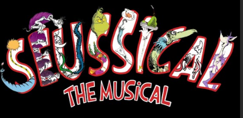 Graphic of the title for this event showing Seussical the Musical